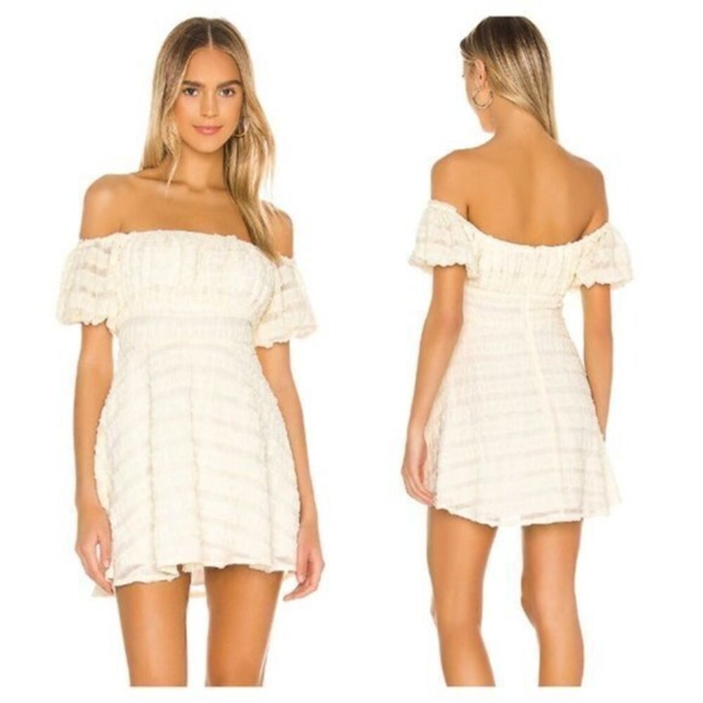 MAJORELLE x Revolve Curtis Mini Dress - Ivory